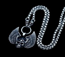 Pendant Necklaces BEIER 316L Stainless Steel Unique Animal Necklace Punk Skull Men39s Fashion Jewelry Gift3310328