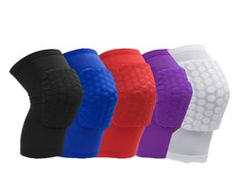 Honeycomb Knee Pads Basketball Sport Kneepad Volleyball Knee Protector Brace Support Football Compression Leg Sleeves for Kids Adu9463854