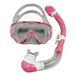 professional inflatable diving face mask and inflatable goggles diving tube set for childrens unisex 240429