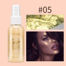 Body Glitter 1 Pcs Body Shimmer Powder Face Spray High Gloss Festival Glitter Makeup for Hair d240503