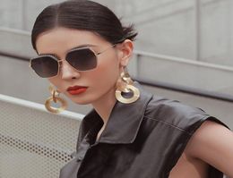Sunglasses Luxury Polarised Fashion Irregular Polygonal Shades Sun Glasses For Women Outdoor Eyewear Lentes De Sol Mujer4054708