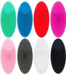 New Health Silicone Facial Cleansing brush Washing Pad Exfoliating Blackhead Face Cleansing Brush Tool Soft Deep KD18072925