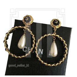 Designer Earrings Channel Luxury Fashion Small Fragrant Wind Female Letter Fragrant Grandma Chanells Earrings Accessories Jewelry Valentine's Day Gifts 728