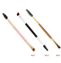Tamax NA014 Bamboo Brushes Double Head Handle Pro Eyelash Eyebrow Brush Makeup Cosmetic Beauty Tool3137550