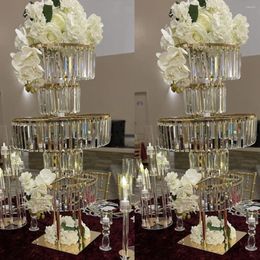 Party Decoration 3pcs)Wholesale Christmas Event Flower Arrangement Vase Hangging Glass For Wedding Centerpiece