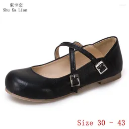 Casual Shoes Woman Slip On Flat Boat Loafers Girl Ballet Flats Women Small Plus Size 30 - 43