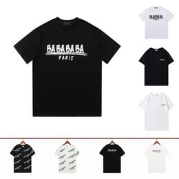 T Shirts Erkek Kadın Tasarımcılar Tişörtler Tees Giyim Üstleri Adam Sıradan Göğüs Mektup Gömlek Markaları Giyim Sokak Şortları Kol Kıyafetleri Tshirts