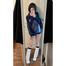 Women's Tracksuits Japanese Harajuku JK Uniform Gymnastics Suit Sweatshirt Pullover Shorts Casual Student Sportswear Two Piece Set Women