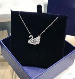 Dancing Necklace Luxury White Alloy AAA Pendants Moments Women for Necklace Jewellery 120 Annajewel9849696