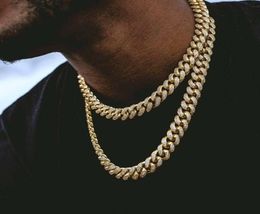 Rapper Gold Chain Necklace Men Chunky Miami Cuban Necklace Huge Hip Hop Turnover Costume5995002