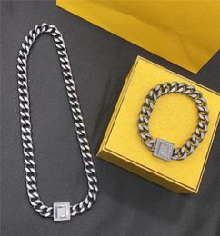Brass Pendants Necklaces For Men Woman High Quality Love Chains Silver Bracelet Sets Womens Luxury Designer F Jewellery With Box2806656