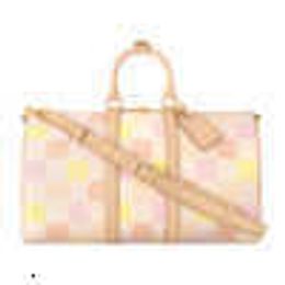 Barnväskor lyx varumärke kvinnors väska keepall bandouli re 45 handhållen resväska n40713