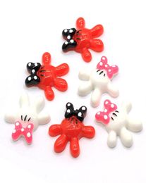 Fashion Resin Mouse Hands Cabochons Most Popular Flatback Resins Kitsch Gloves Craft Mouse Gloves Cabs Slime Beads8952308