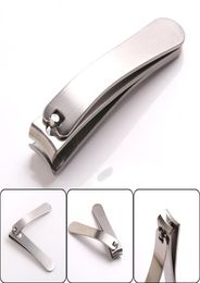 Large stainless Steel Steel Nail Clipper Cutter Professional Manicure Trimmer High Quality Toe Nail Clipper with Clip Catcher5931050