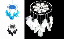 Goose Feather Lace Fashion Arts And Crafts Dream Catcher Home Furnishing Feathers Vehicle Pendant 11 5lz B34206965