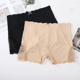 Women's Panties Safety Pants Lace Underpants For Women High Elasticity Mid Waist Shorts With Breathable Fabric Anti-exposure Skirt