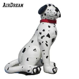 wholesale Lovely giant inflatable Dalmatian dog balloon cartoon animal mascot for zoo Pet shop animals Hospital advertising