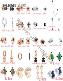 Fahmi 2022 new 925 sterling silver bear earring Fashion vitality charm gorgeous lady Earring wear earring factory direct s of 7792846