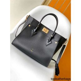 Lvse Lvity Side GM My High-quality Designer Tote Luxury On Black Leather Handbag Tote Shoulder Bag 7A Best Quality