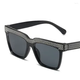 Sunglasses Classic Black Women's Ladies Trendy Designer Square Sun Glasses Retro Decorative Shades Eyewear UV400