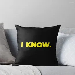 Pillow I Love You. Know. (I Know Version) Throw Luxury Home Accessories Ornamental Pillows