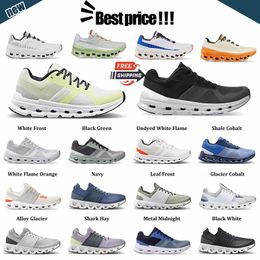 Designer Casual Sneakers Men Women Running Shoes Black White Blue Orange Grey Clouds Lightweight Runner Sports Trainers Shoe 2024