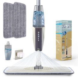 Spray Floor Mop with Reusable Microfiber Pads 360 Degree Handle Mop for Home Kitchen Laminate Wood Ceramic Tiles Floor Cleaning 240417