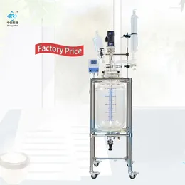 SF-20L SF Series Lab Scales Laboratory Heating Cooling Dual Flask Jacketed Glass Reactor 20 Litres Price