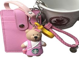 Cute Party Favour Keychain Card Holder with Doll Mix Colours Good Gift Product4324357