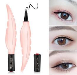 Miss Rose the eye Liquid eyeliner fine liners No Smudge Feather WaterProof Sweat Quick Dry Easy to Wear Makeup Eye Liner8449102