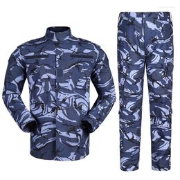 Gym Clothing Camouflage Tactical Clothes Army Fan Field Combat Training Military Uniform Suits Outdoor CS Shooting Wearproof Tops Pants