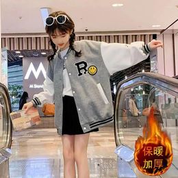 Jackets Girls Baseball For 5-14 Years Old Teens Clothes Teenage Sports Outerwear Coat Spring Fashion Jacket