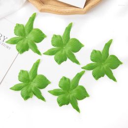 Decorative Flowers 50 Pcs Fake Flower Calyxes For DIY Artificial Peony Rose Sepals Receptacle Floral Simulation Accessories