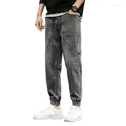 Men's Jeans Autumn Plus Size Casual Harem Pants 10XL 9XL 8XL 7XL Fashion Pocket Elastic Waist Loose Toe Pants.