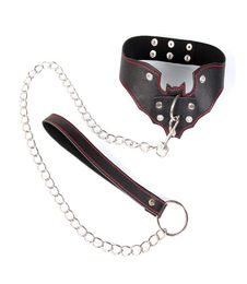 BDSM Sex Toys Erotic Collar Restraints Bondage Gear Bondage Leather Collar And Leash Slave Collars Fetish Sex Toys For Women5558907