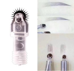 disposable fog shading needles roller pin microblading needle for eyebrow shading fit for Embroidery pen manual microblading pen4796644