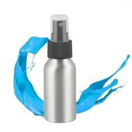 Storage Bottles 50 Ml Toiletry Containers Fine Mist Spray Bottle Empty Perfume Essential Mini For Hair Aluminium