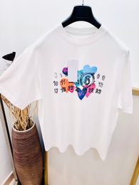 2024 summer newest collection white mens fashion designer number printing t shirts ~ US SIZE tshirts ~ mens top quality designer short sleeve t shirts