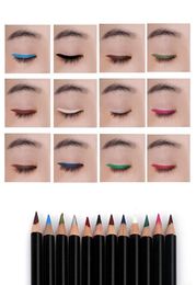 12 Colorsset Eye Make Up Eyeliner Pencil Menow Waterproof Lip Stick Beauty Pen Eye Liner Cosmetics Eyes Makeup Cosmetic9271474