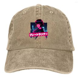 Ball Caps Japanese Girl Baseball Peaked Cap Blade Runner Film Sun Shade Hats For Men Women