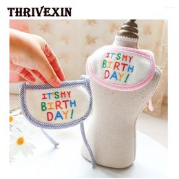 Dog Apparel Pet Saliva Bids Cat Towel Birthday Bib Scarf Puppies Cats Triangle Small Dogs Collar Accessories