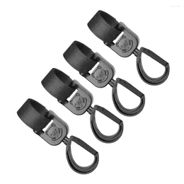 Hooks 4pcs Stroller Hook And Loop 360-degree Rotating Hanger