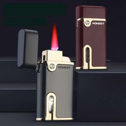 Windproof Pink Flame Lighter Custom Metal Lighter Gift Men's Lighter
