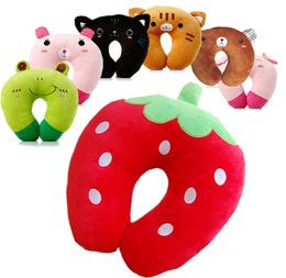 9 Cartoon Animals Design UShape Travel Pillow Inflatable Neck Comfortable Pillow for Sleep Home Creative Textile Gifts Travel Acc5769009