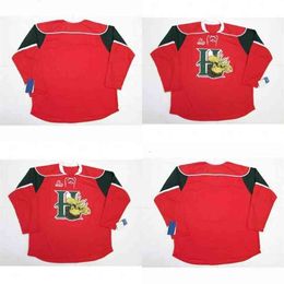CeoThr Halifax Mooseheads Jerseys 100% Embroidery cusotm any name any number Red Mens Womens Youth Ice Hockey Jerseys