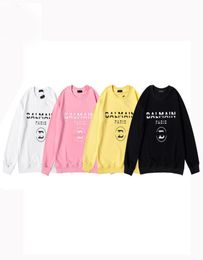 Mens Sweaters Wool With Letters Pattern Colourful Round Neck Sweatshirts Knits Long Sleeevs Unisex Outwears Warm Tops Man Sweater903420083