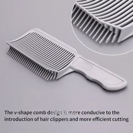 NEW Barber Fade Comb Professional Hairdressing Tool for Gradual Hair Blending Heat Resistant Brush for Men's Tapered Styles