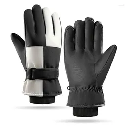 Cycling Gloves Winter Waterptoof Warm Touchscreen Skiing Women Men Windproof Non Slip Snowboard Golves For Outdoor Hiking