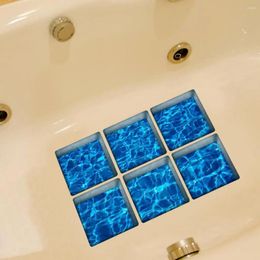 Bath Mats 6 Pieces Adhesive Treads Add Non- Traction To Tubs Decorative Stickers