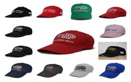 13Styles Donald Trump Baseball Hat Star Usa Flag Camouflage Cap Keep America Great Hats 3D Embroidery Letter Adjustable Snapback L6376171